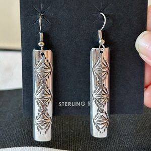 Navajo made Silver Earrings